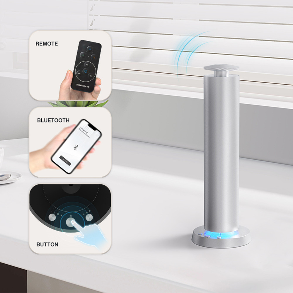 Perfume Fragrance Machine - Аромадиффузор для дома с Bluetooth, металлический,