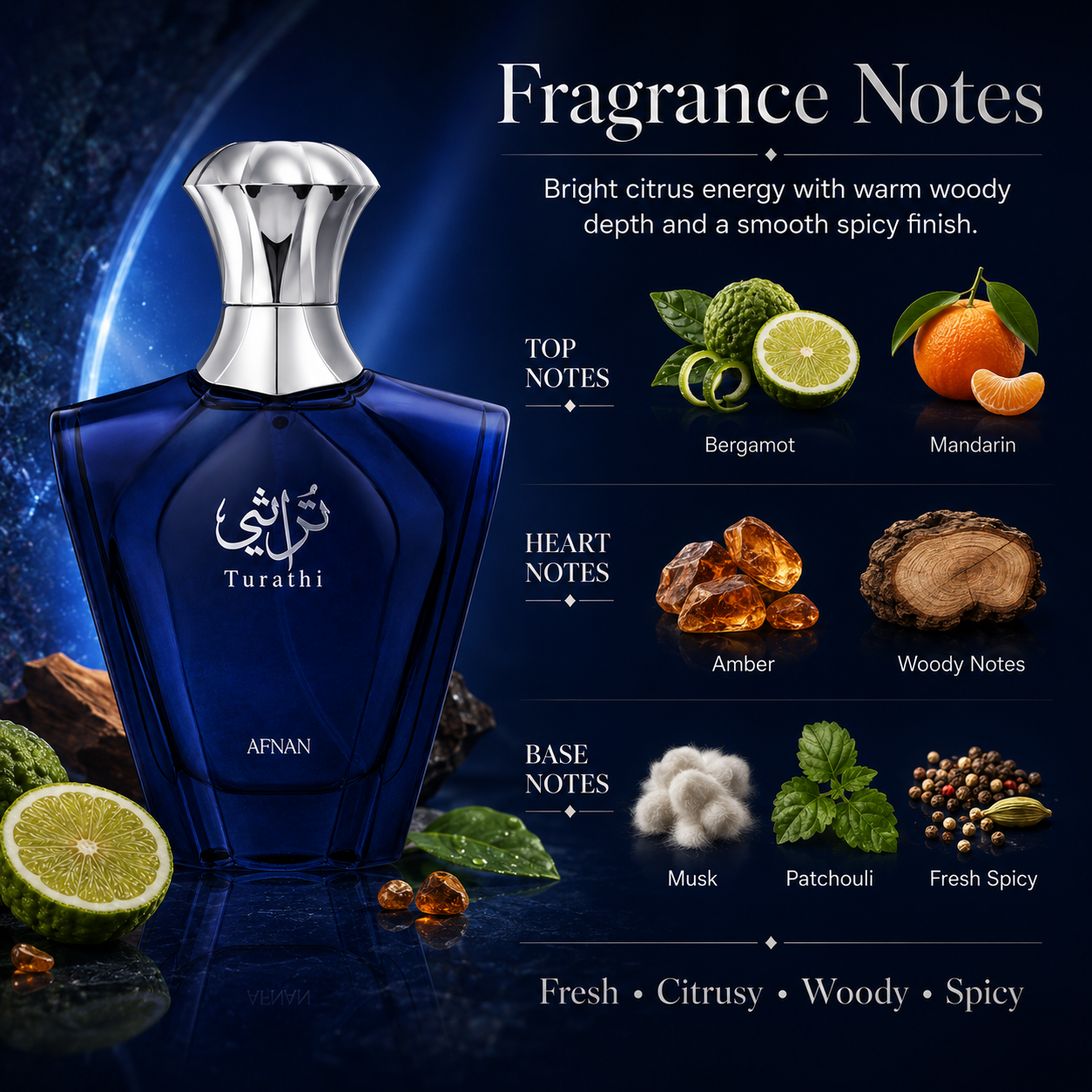 Парфюм Afnan Turathi Blue для  – обзор и цена Perfume Fragrance Man