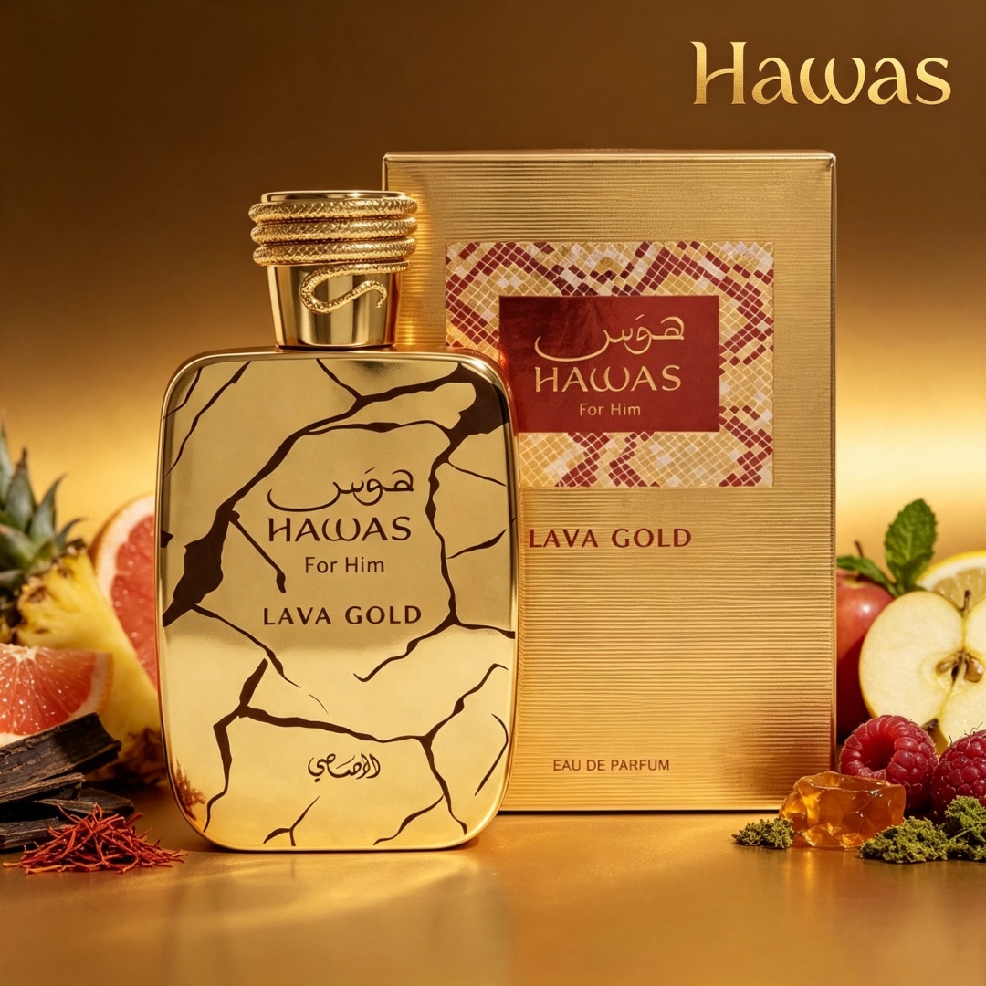 Hawas Lava Gold от Rasasi, 100 – обзор и цена Perfume Fragrance Man